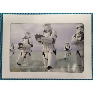 Star Wars Rogue One Jyn Erso K-2SO Death Troopers Movie Promo Art Lithograph
